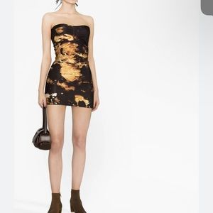 Knwls black skinn mini dress